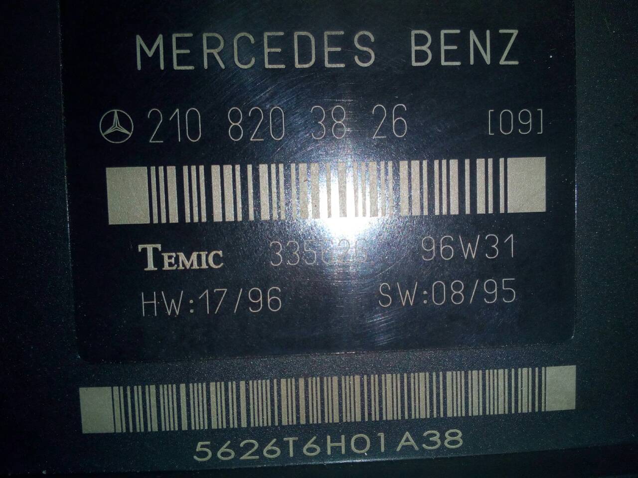 MERCEDES-BENZ E-Class W210 (1995-2002) Comfort Control Unit 2108203826 22943158