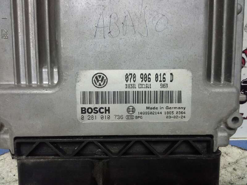 VOLKSWAGEN Touareg 1 generation (2002-2010) Gearbox Control Unit 09D927750E 18359380