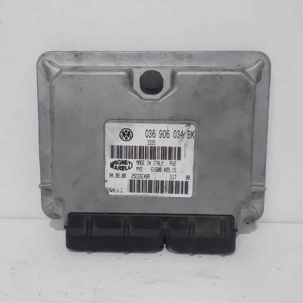 VOLKSWAGEN Lupo 6X (1998-2005) Moottorin ohjausyksikkö ECU 036906034BK 24820360