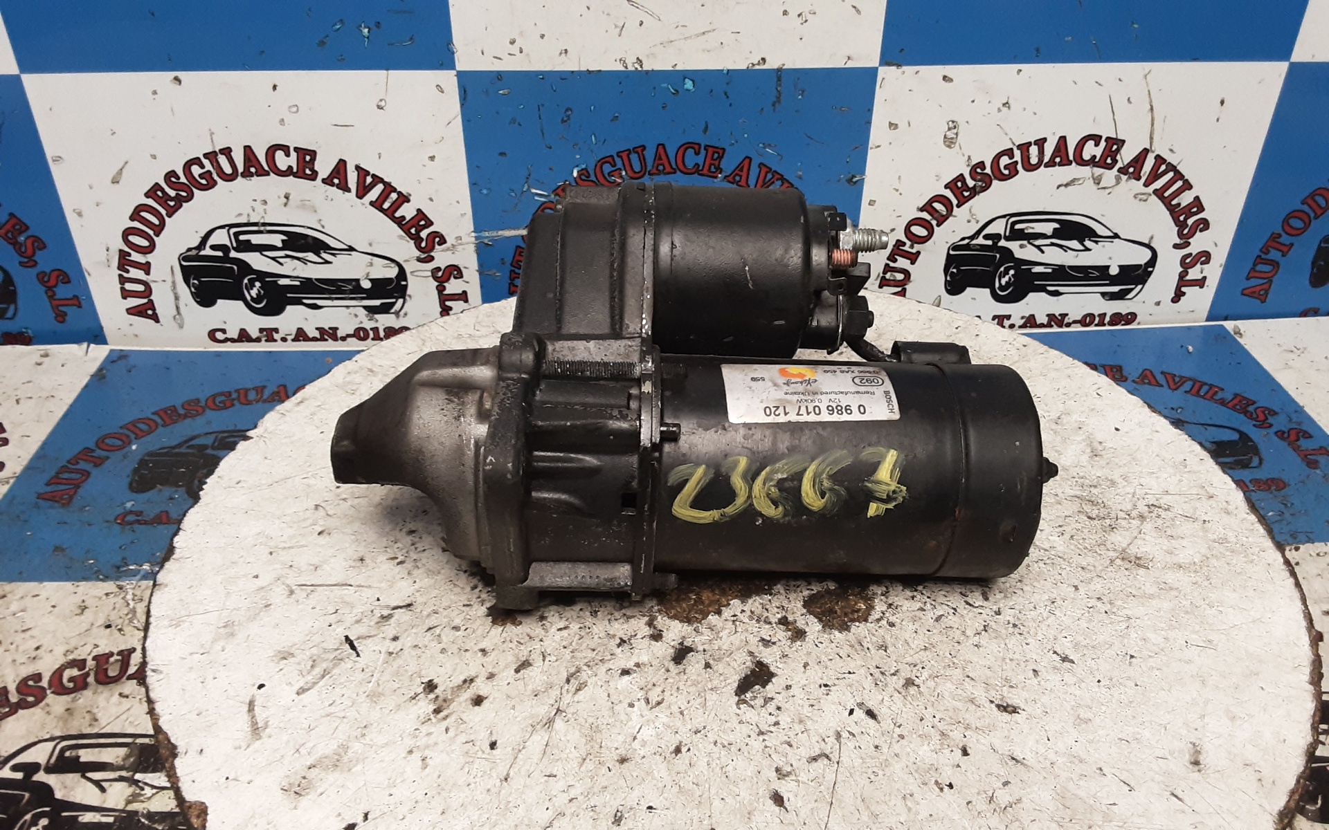 OPEL Corsa C (2000-2006) Starter Motor 0986017120 18376518