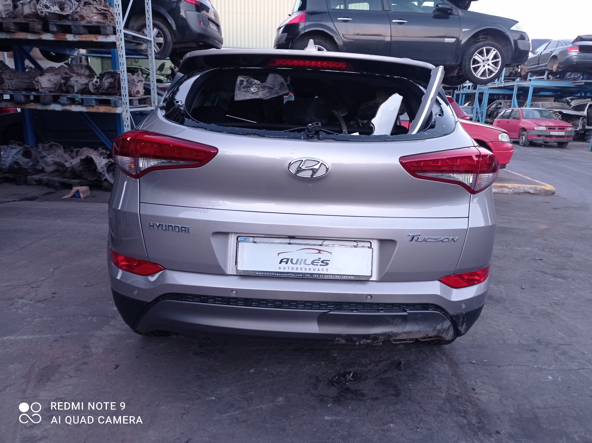 HYUNDAI Tucson 3 generation (2015-2021) Motor de control geam ușă  dreapta spate 25222750