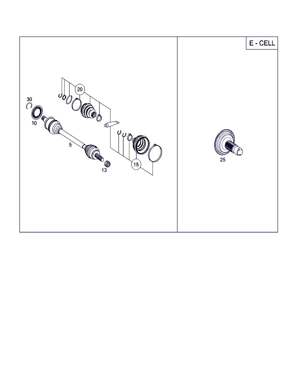 MERCEDES-BENZ Vito W639 (2003-2015) Rear Right Driveshaft A6393501610 23499875