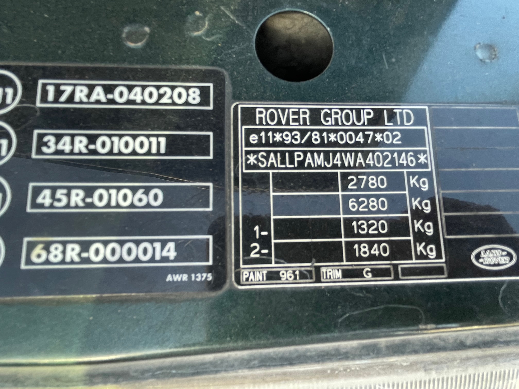 RENAULT Range Rover 2 generation (1994-2002) Suspension control unit RQT100040 22913254