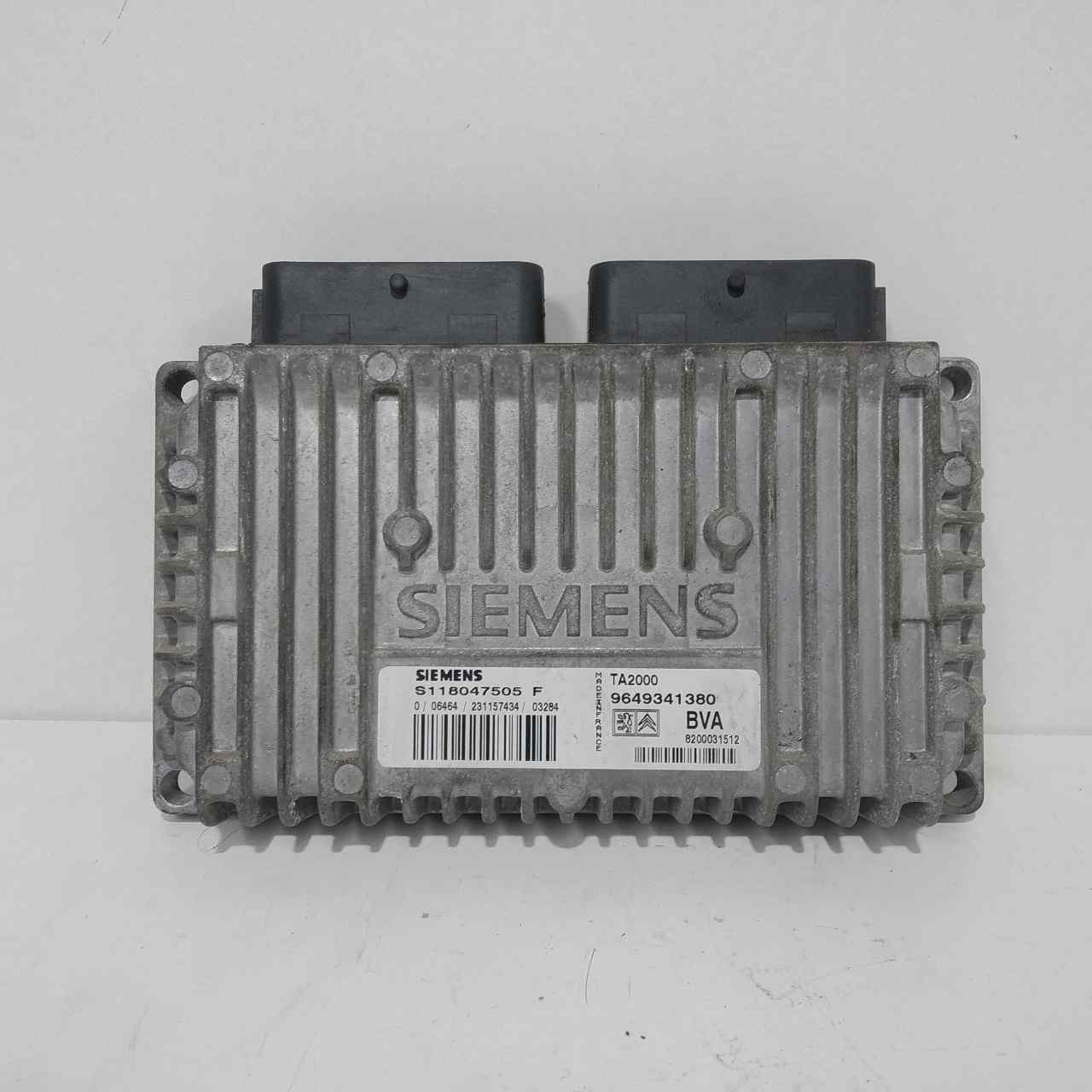 PEUGEOT 307 1 generation (2001-2008) Engine Control Unit ECU 9649341380 24579465