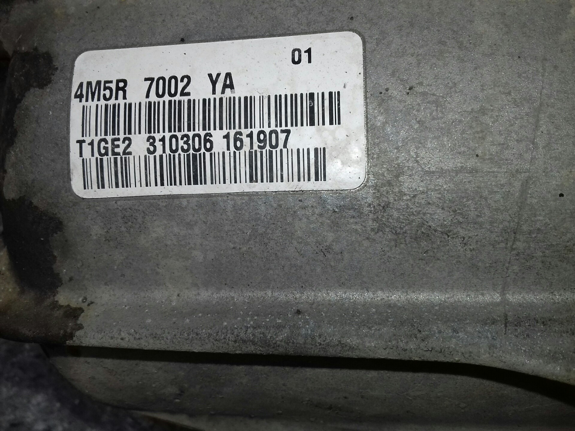 FORD Focus 2 generation (2004-2011) Gearbox 4M5R7002YA 18381876