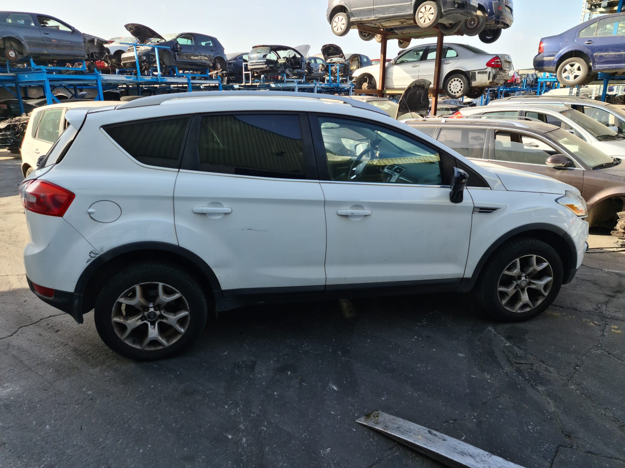 FORD Kuga 2 generation (2013-2020) Aizmugurējo labo durvju loga vadības motorīts 7M5T14B534CD 18382811