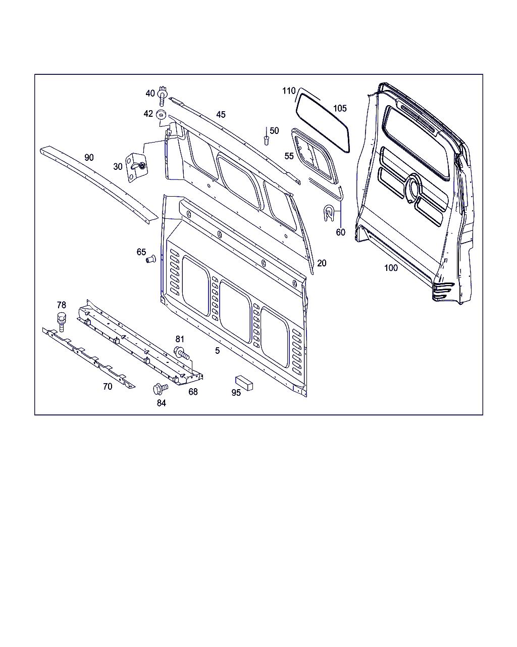 MERCEDES-BENZ Vito W639 (2003-2015) Other Interior Parts A6397110601 23499826