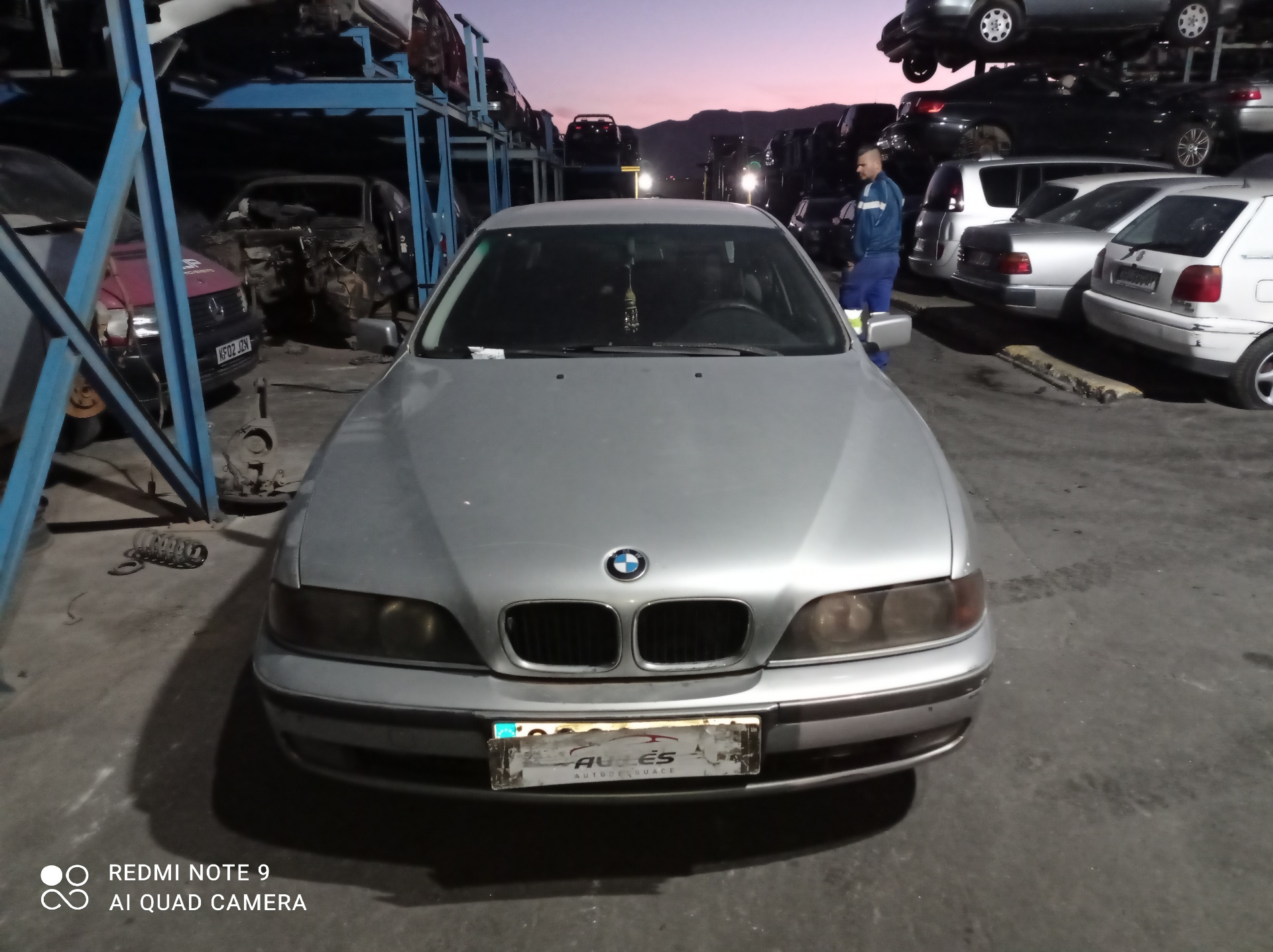 FORD 5 Series E39 (1995-2004) Priekšējā kreisā apakšējā svira/ričags 1141717 18404879