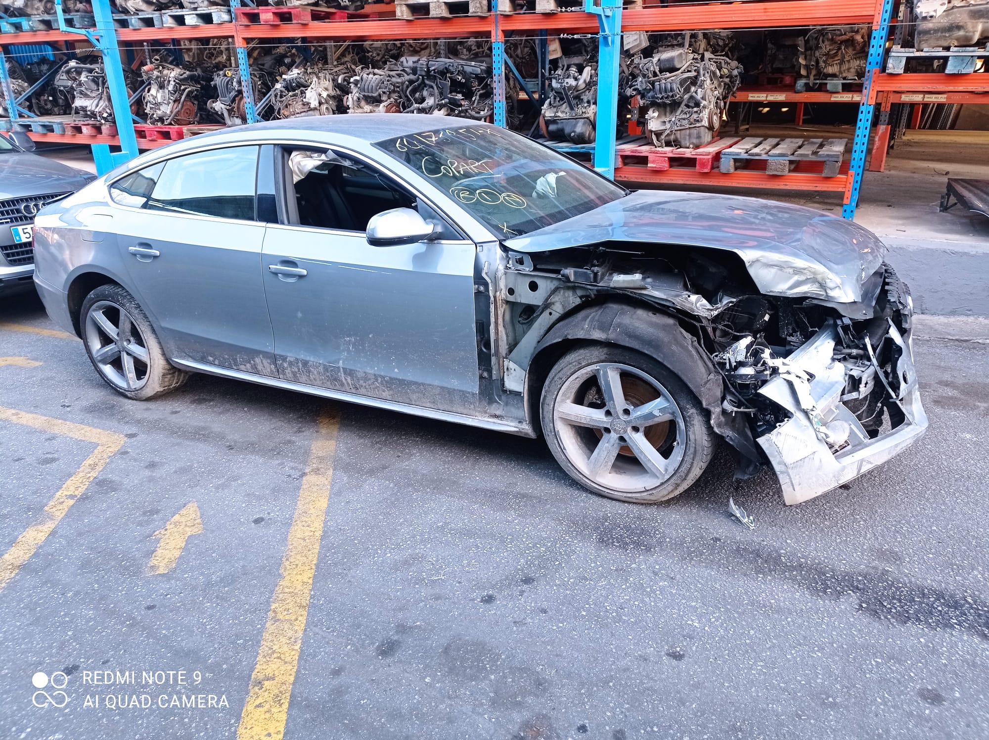 AUDI A5 Sportback 8T (2009-2011) Стеклоподъемник задней левой двери 8T8839461 25222830