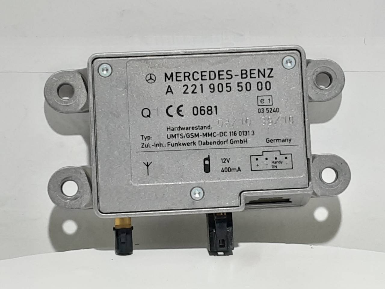 MERCEDES-BENZ S-Class W221 (2005-2013) Other Control Units A2219002202 18383756