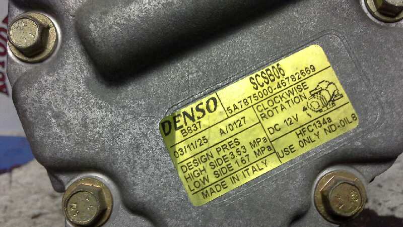 LANCIA Musa 1 generation (2004-2012) Air Condition Pump SCSB06 18354487