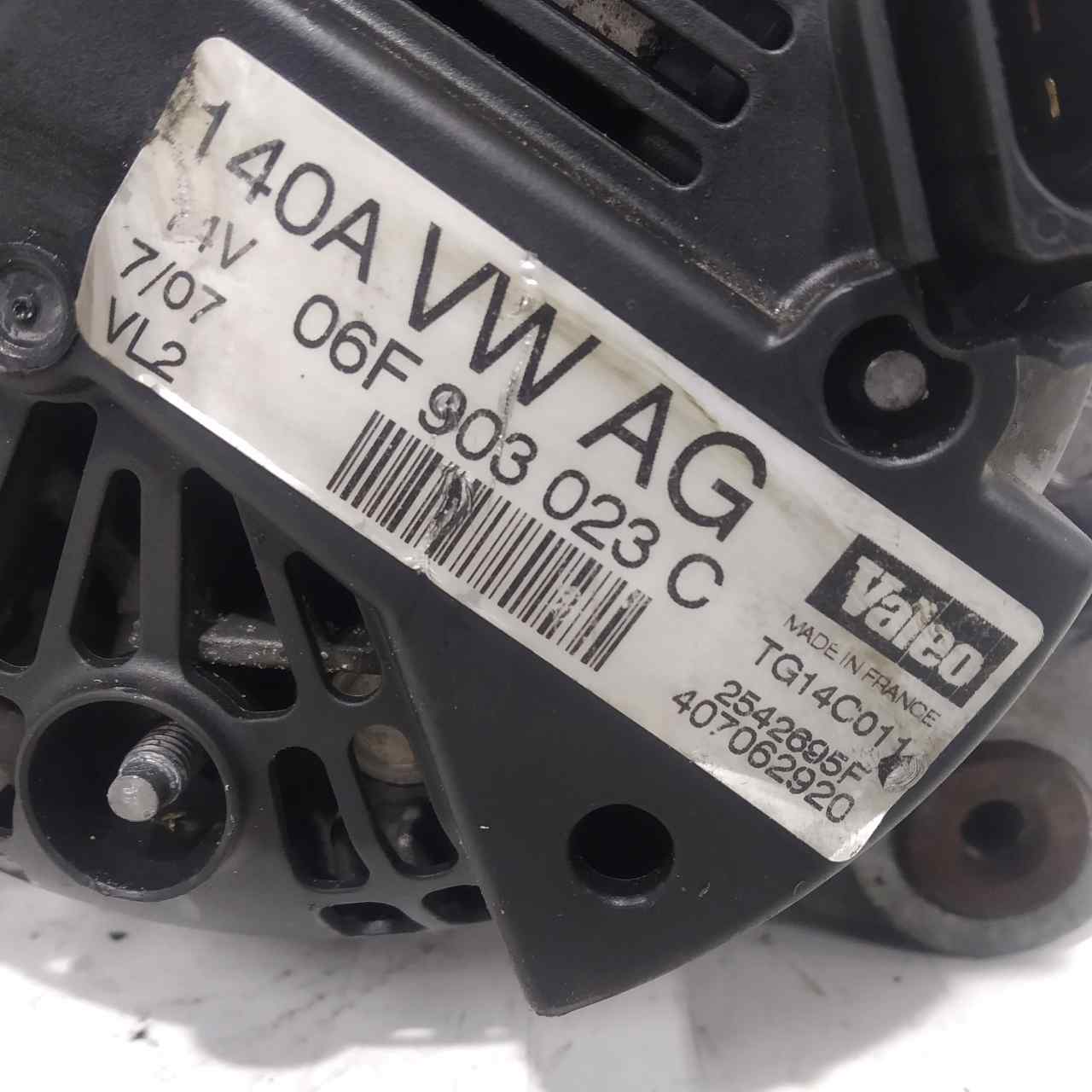 SKODA Rapid 2 generation (1985-2023) Alternator 06F903023C 25083099