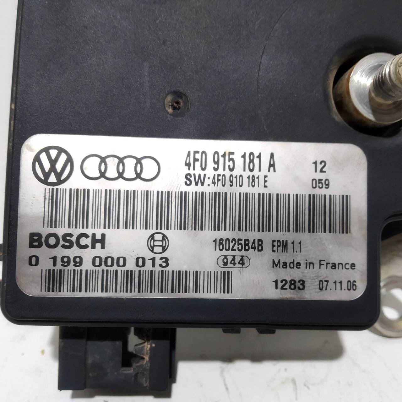 AUDI A6 C6/4F (2004-2011) Другие блоки управления 4F0915181A 23467893