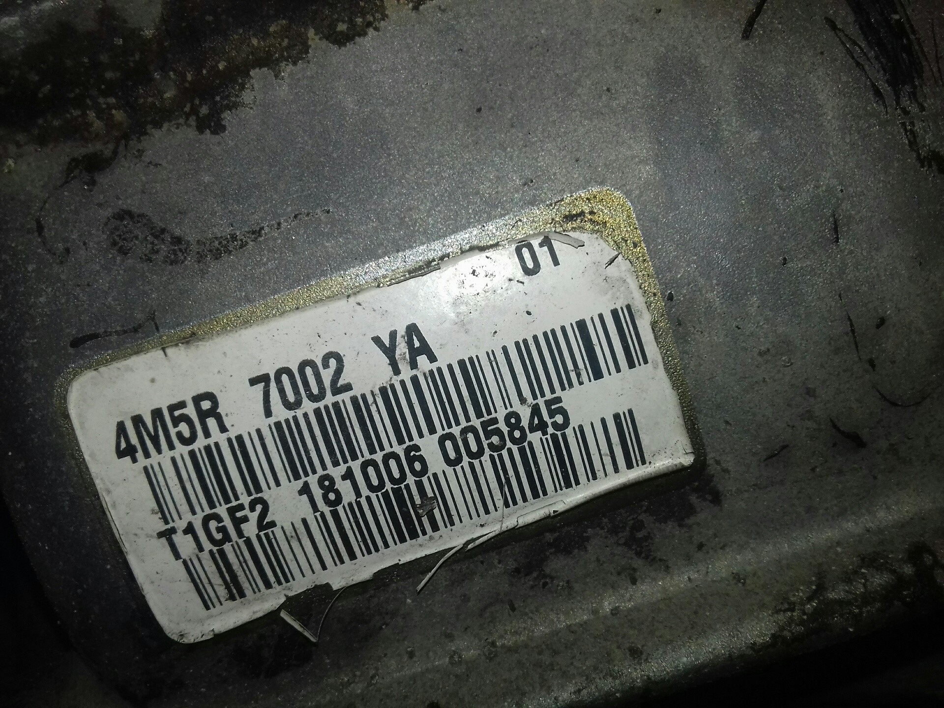 FORD Focus 2 generation (2004-2011) Gearbox 4M5R7002YA 18377411