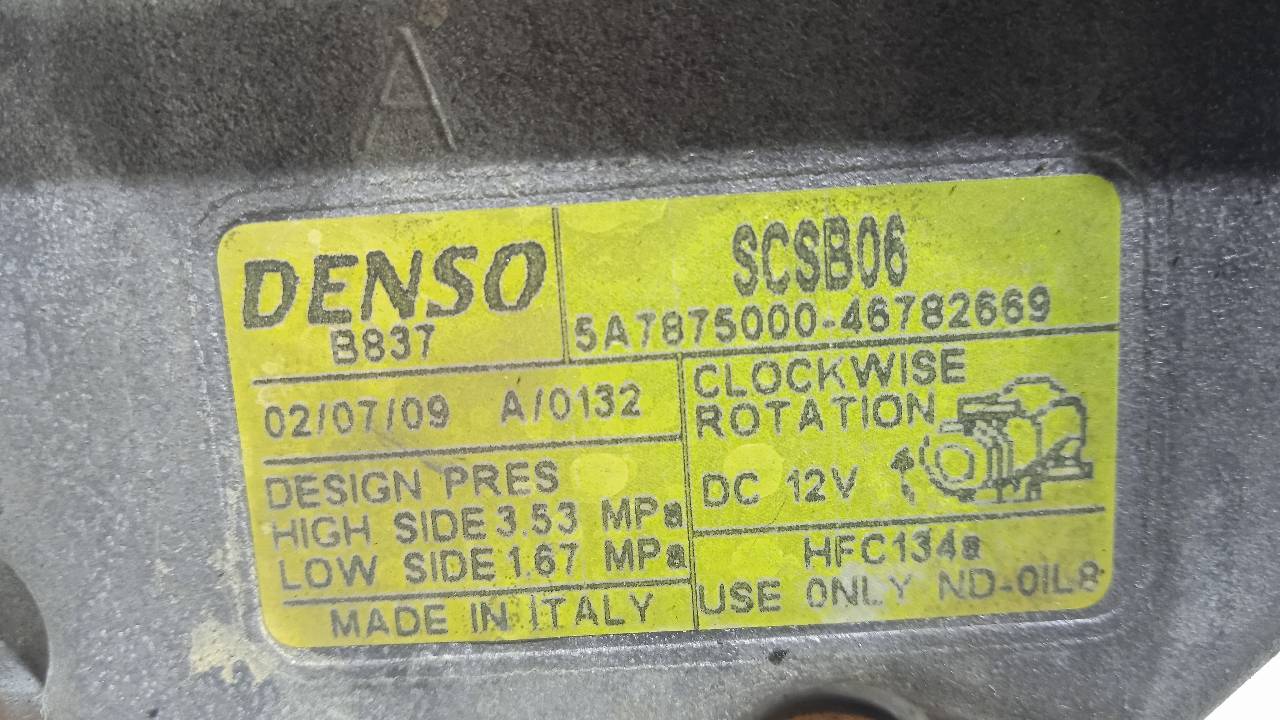 FIAT Punto 3 generation (2005-2020) Air Condition Pump SCSB06 21434667