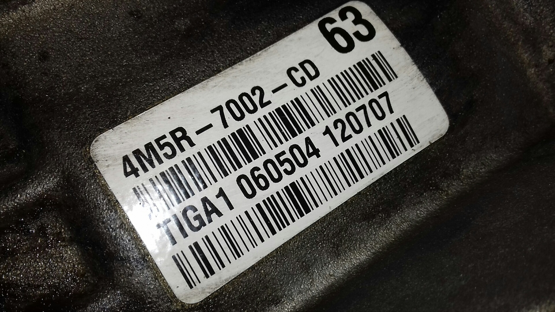 FORD C-Max 1 generation (2003-2010) Boîte de vitesses 4M5R7002CD 18379111