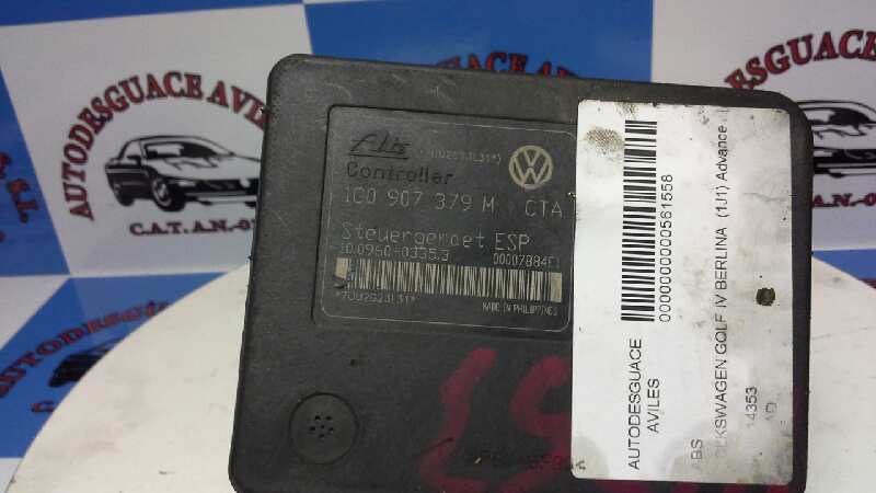 VOLKSWAGEN Bora 1 generation (1998-2005) ABS Pump 1C0907379M 18349381