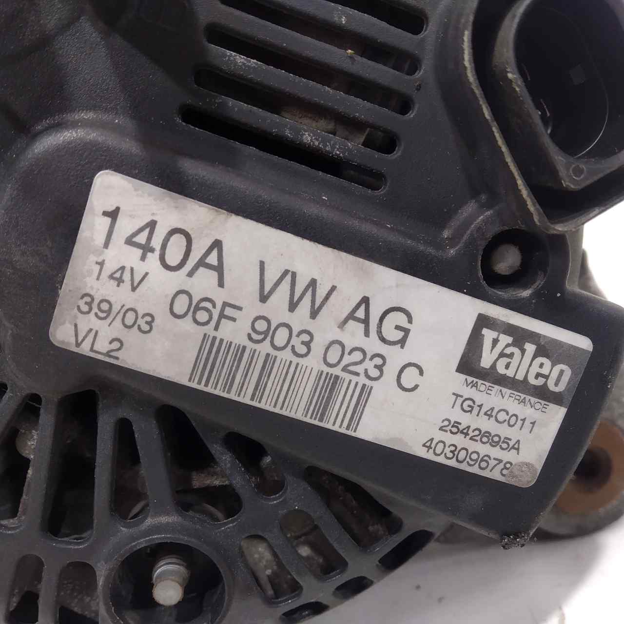 VOLKSWAGEN Golf 5 generation (2003-2009) Alternator 06F903023C 25576235