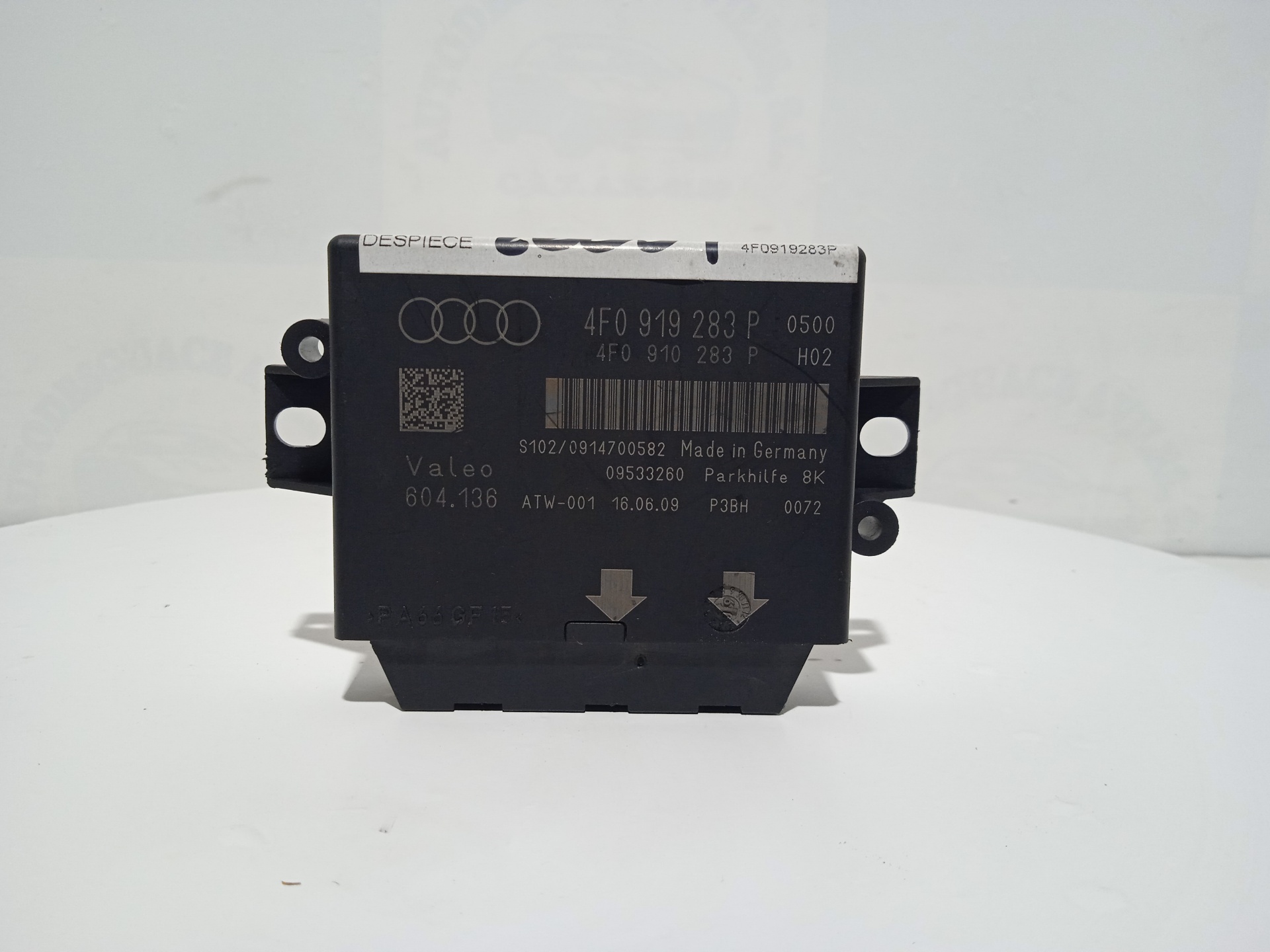 AUDI Q7 4L (2005-2015) PDC блок за контрол на разстоянието при паркиране 4F0919283P 25223164