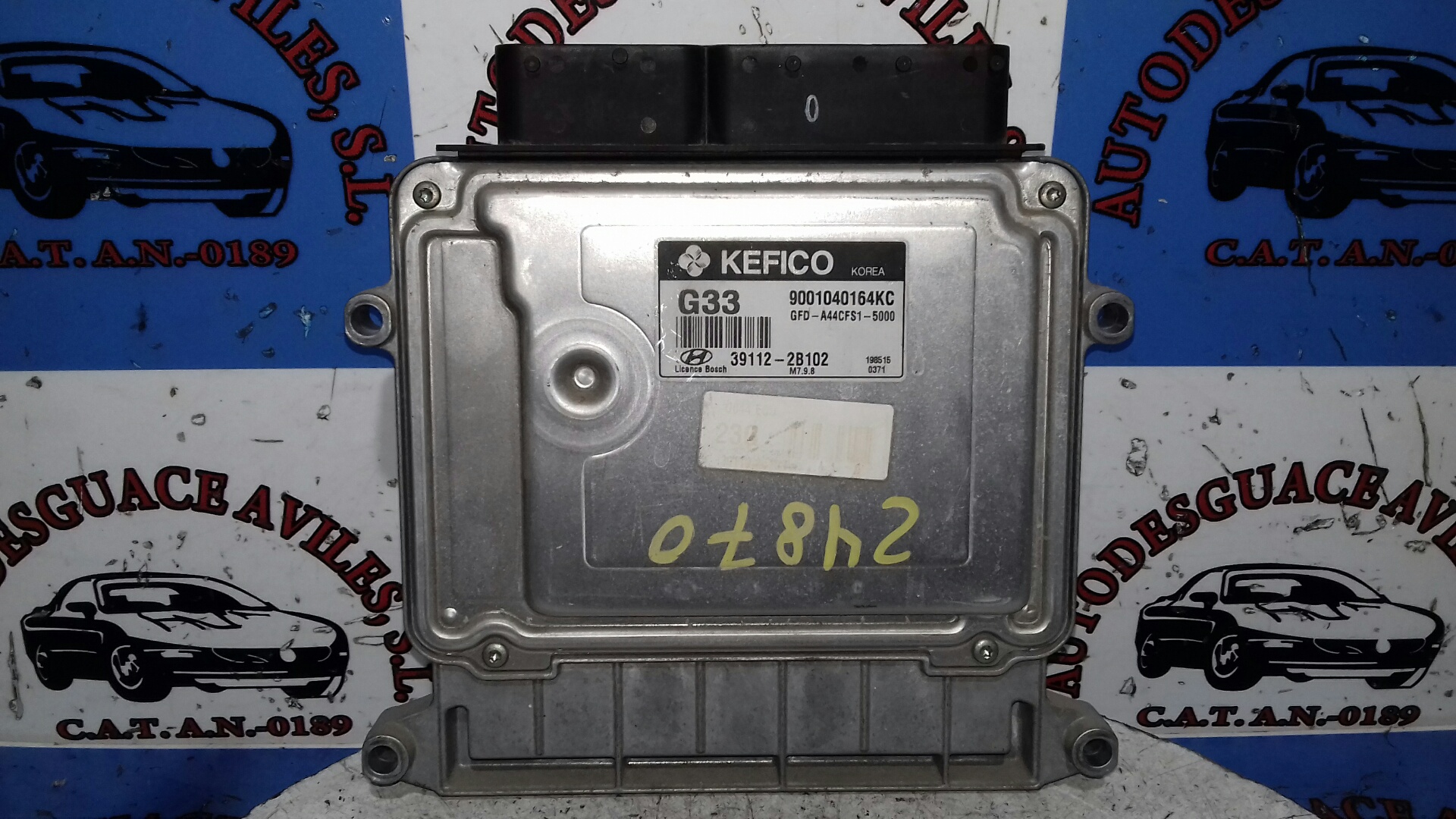 HYUNDAI i30 FD (1 generation) (2007-2012) Engine Control Unit ECU 9001040164KC 22933059