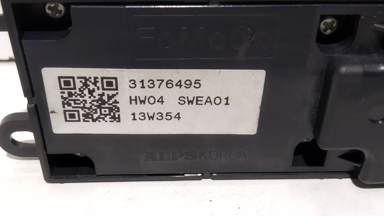 VOLVO S80 2 generation (2006-2020) Commutateur de fenêtre de porte avant gauche 31376495 22757978