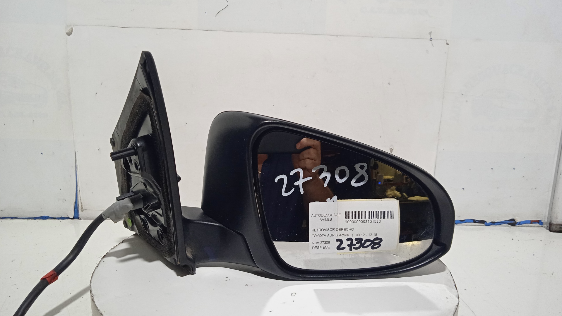 TOYOTA Auris 1 generation (2006-2012) Jobb oldali visszapillantó tükör 8791002640 25221360