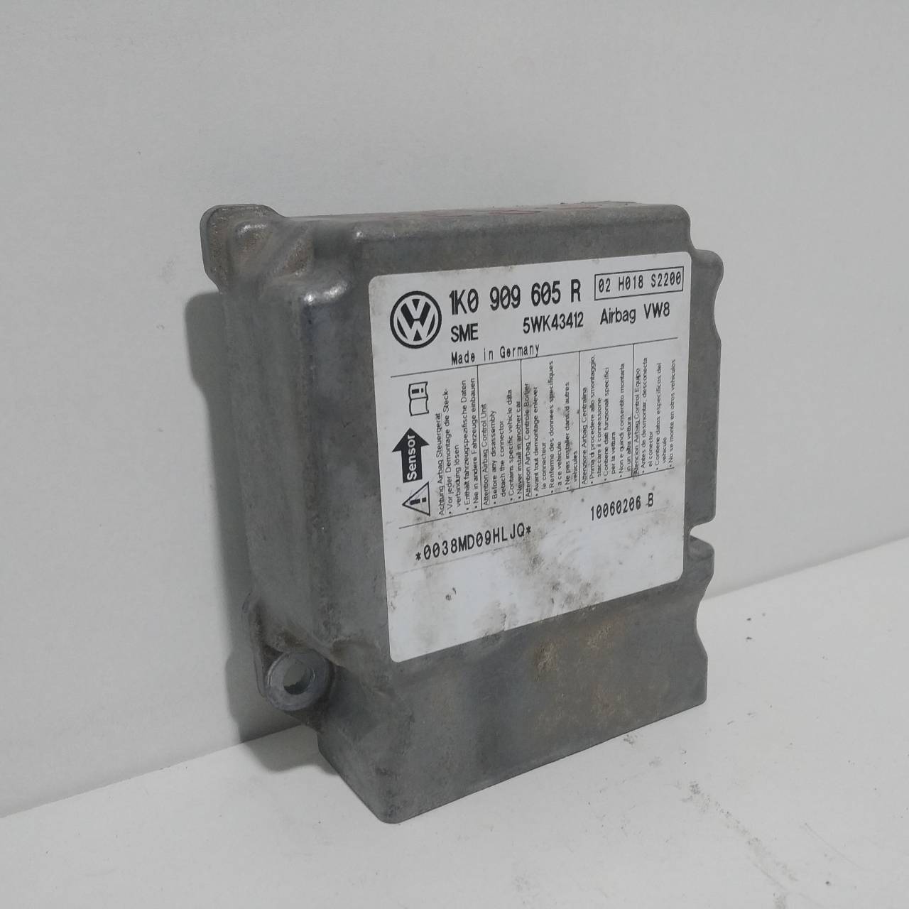 SEAT Toledo 3 generation (2004-2010) SRS Control Unit 1K0909605R 23552637