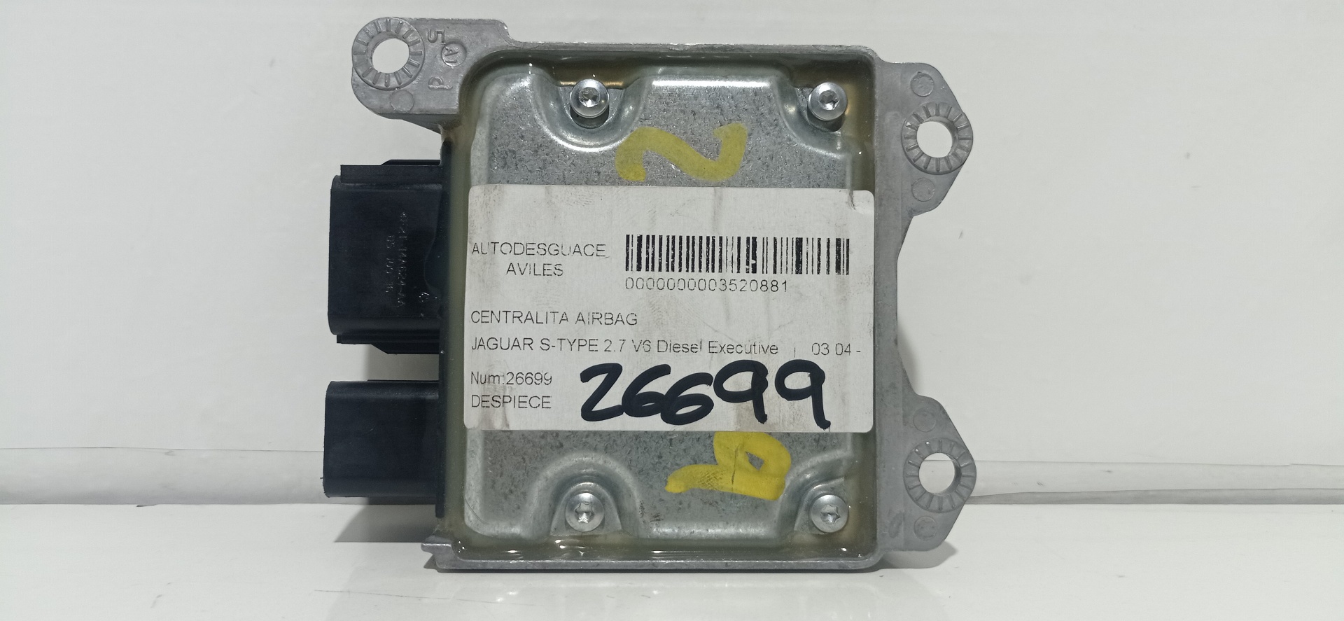 HONDA S-Type 1 generation (1999-2008) SRS Control Unit 4R8314B321AC 20869672