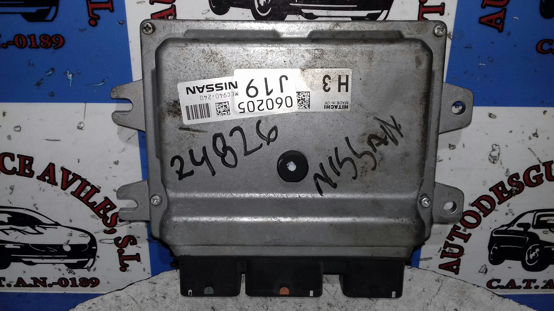 NISSAN Qashqai 1 generation (2007-2014) Engine Control Unit ECU MEC940240 22933037