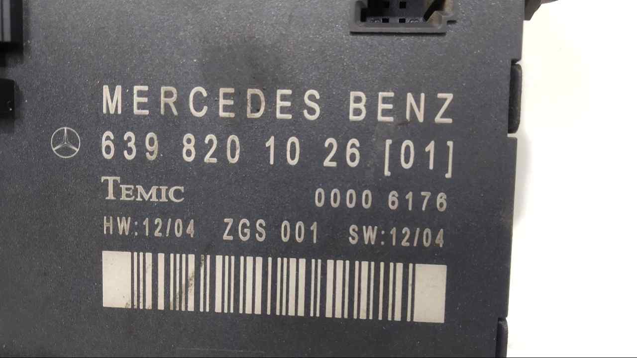 MERCEDES-BENZ Vito W639 (2003-2015) Alte unități de control 6398201026 23499829