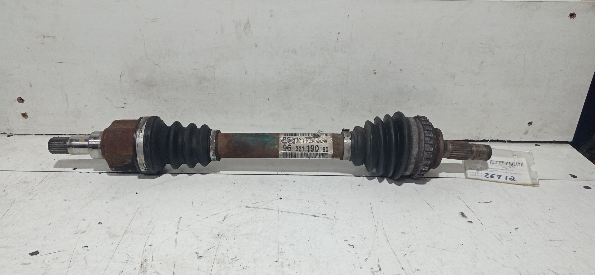 AUDI A6 C7/4G (2010-2020) Front Right Driveshaft 9632119080 25391676