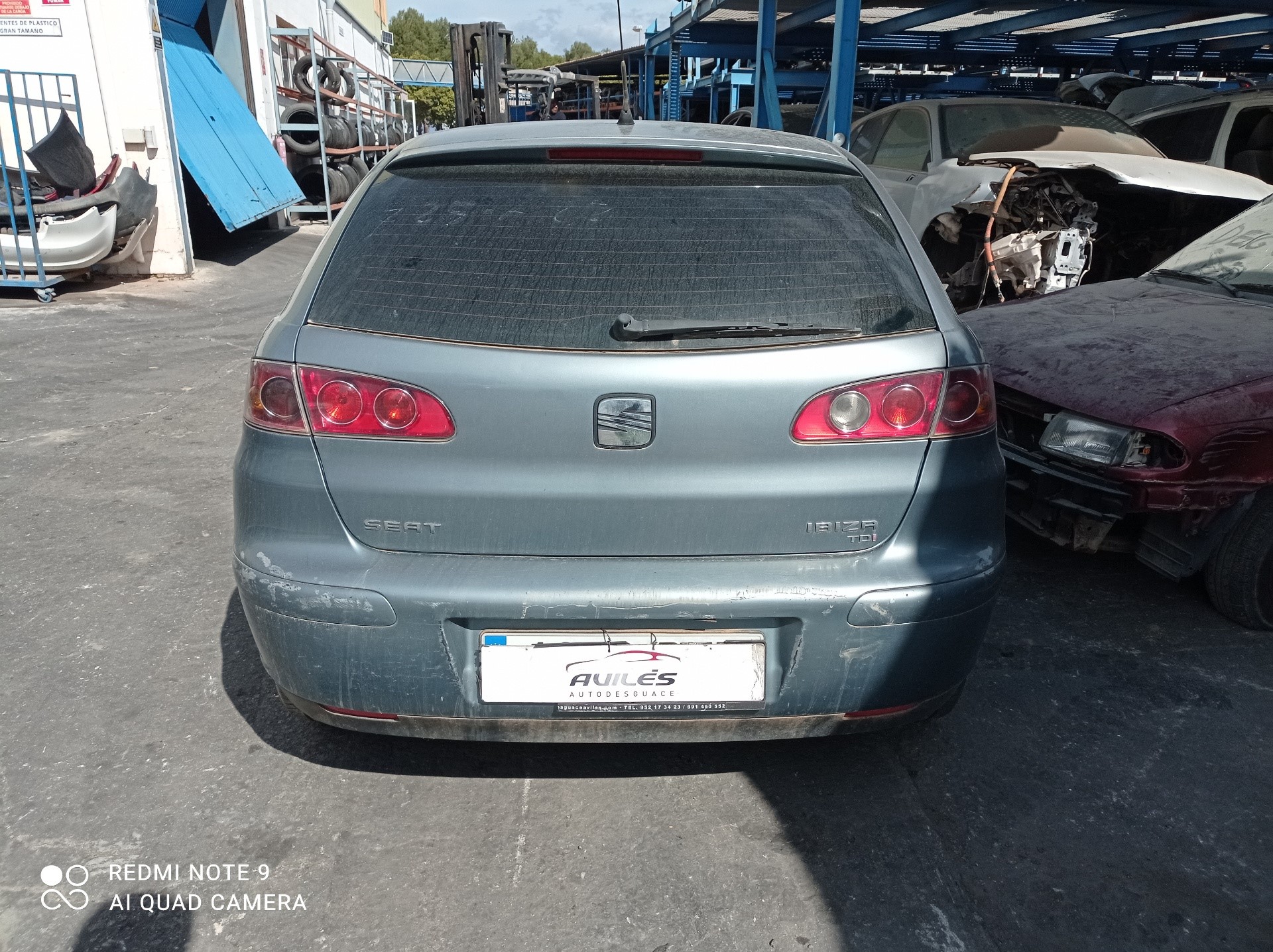 SEAT Ibiza 3 generation (2002-2008) Маторчик стеклоподъемника передней левой двери 987086100 24537566