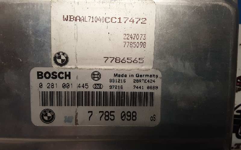 BMW 3 Series E46 (1997-2006) Engine Control Unit ECU 0281001445 23467409