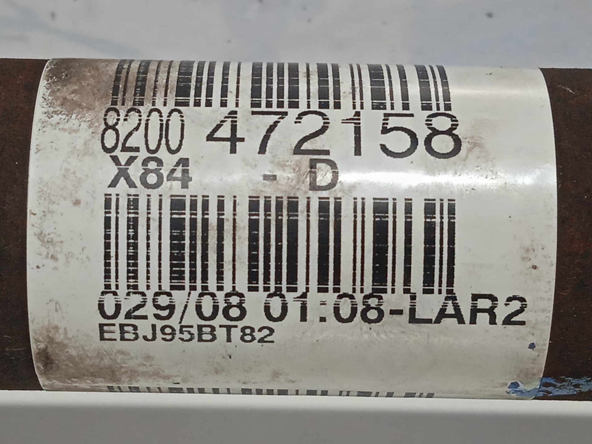 RENAULT Megane 3 generation (2008-2020) Front Right Driveshaft 8200472158 18386372