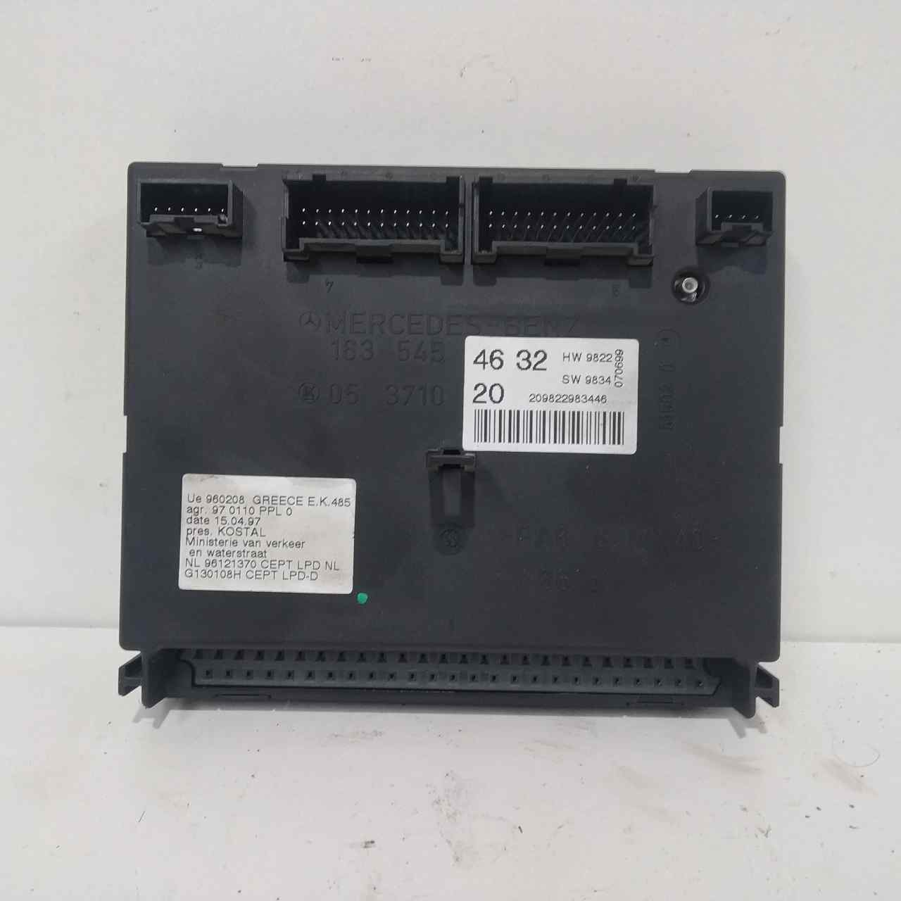 VAUXHALL M-Class W163 (1997-2005) Other Control Units 1635454632 25083102