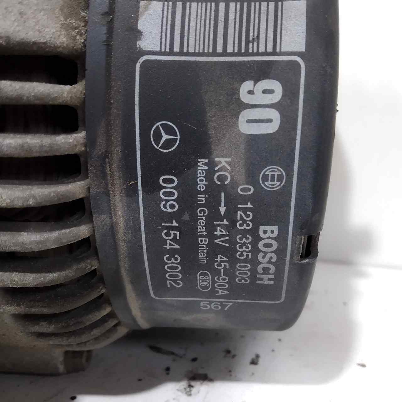 MERCEDES-BENZ W123 1 generation (1975-1985) Alternator 0091543002 25355188