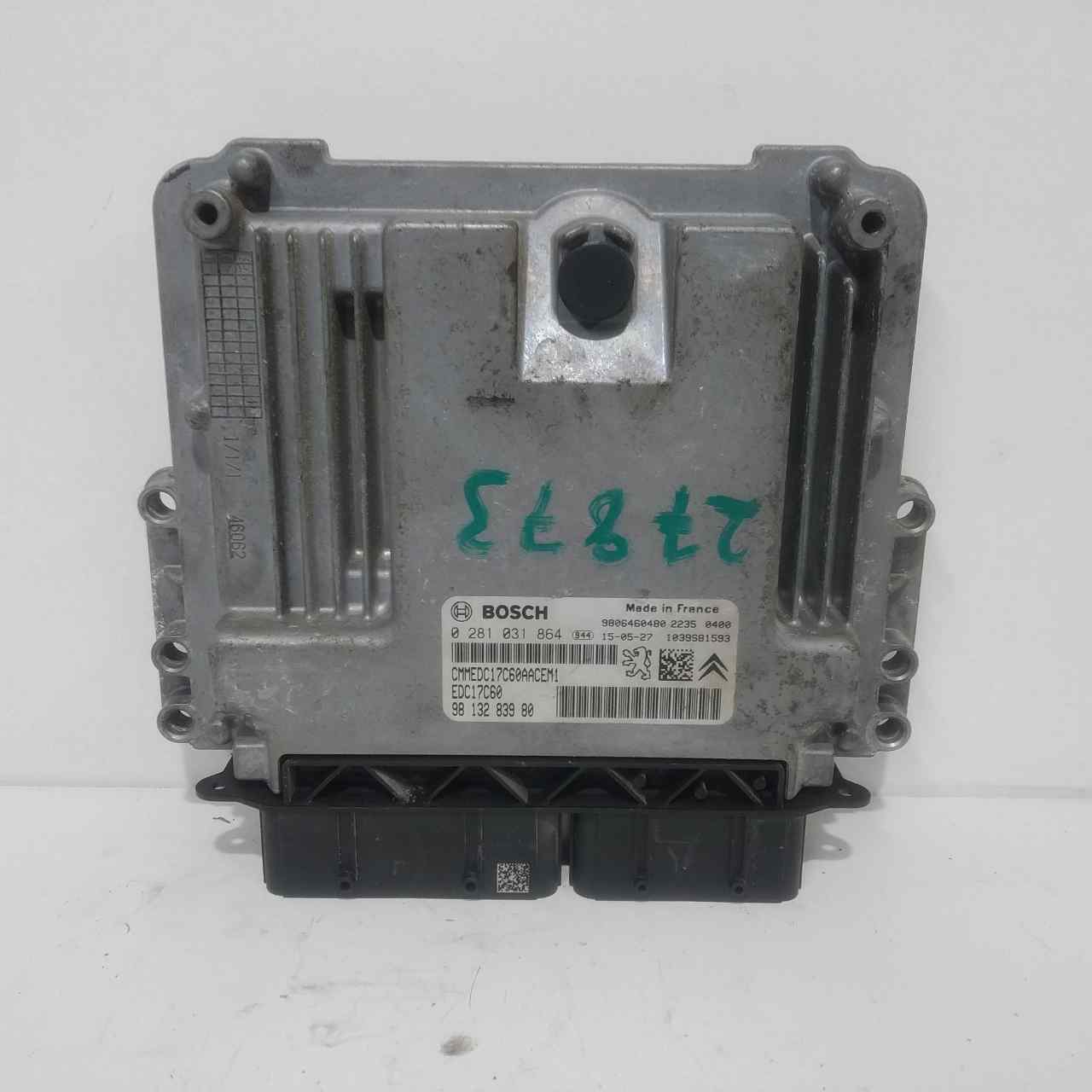 CITROËN C4 Picasso 2 generation (2013-2018) Engine Control Unit ECU 9813283980 25222213