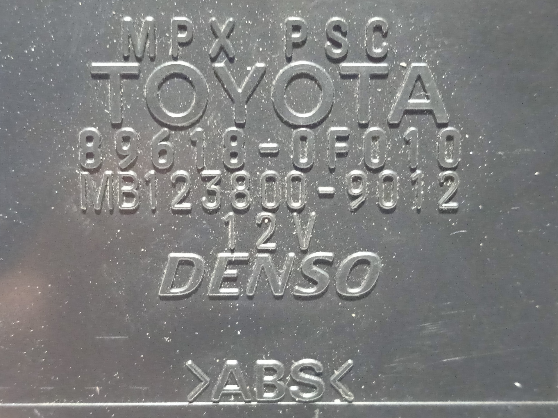 TOYOTA Corolla Verso 1 generation (2001-2009) Relays 896180F010 18388949