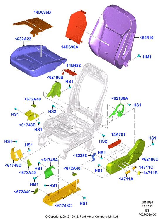 FORD Kuga 2 generation (2013-2020) Vasen etuistuin 22601726