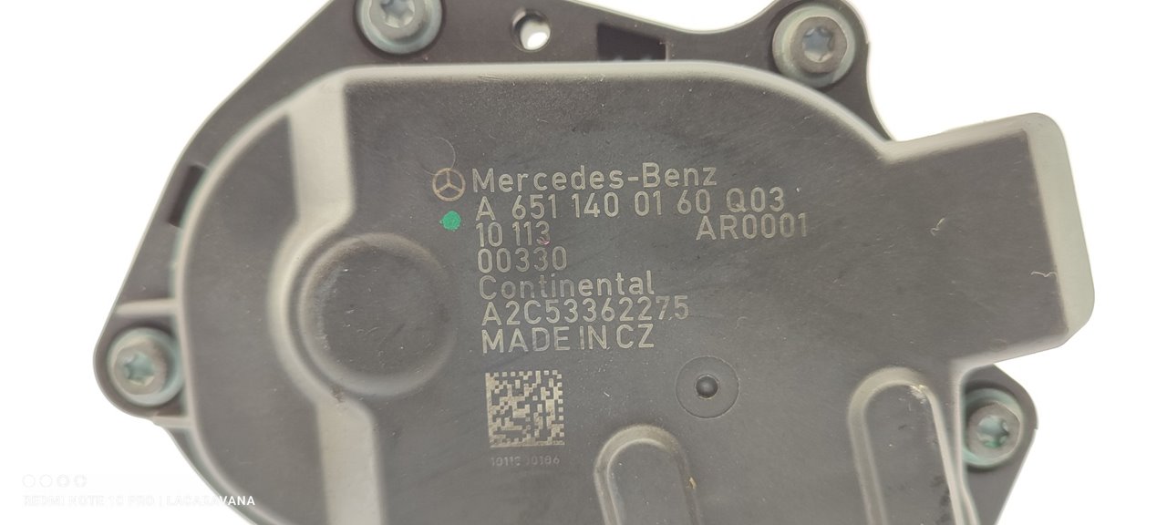 MERCEDES-BENZ C-Class W204/S204/C204 (2004-2015) EGR vožtuvas A6511400160 18956829