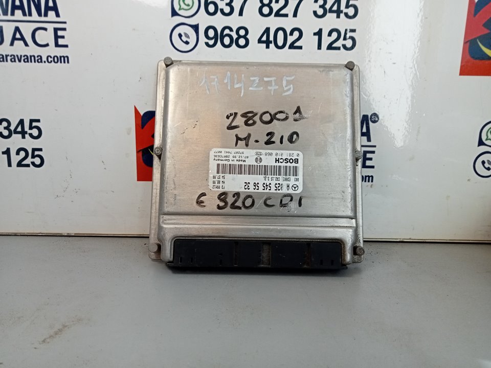 MERCEDES-BENZ E-Class W210 (1995-2002) Motorkontrollenhet ECU A0255455632 18879740