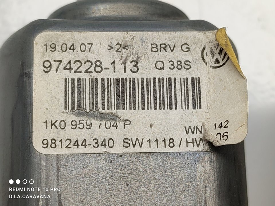 VOLKSWAGEN Passat B6 (2005-2010) Motor de control geam ușă  dreapta spate 1K0959704P 23804826