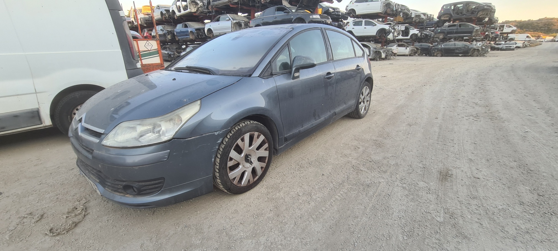 CITROËN C4 1 generation (2004-2011) Зеркало передней левой двери 8149YP 25827126