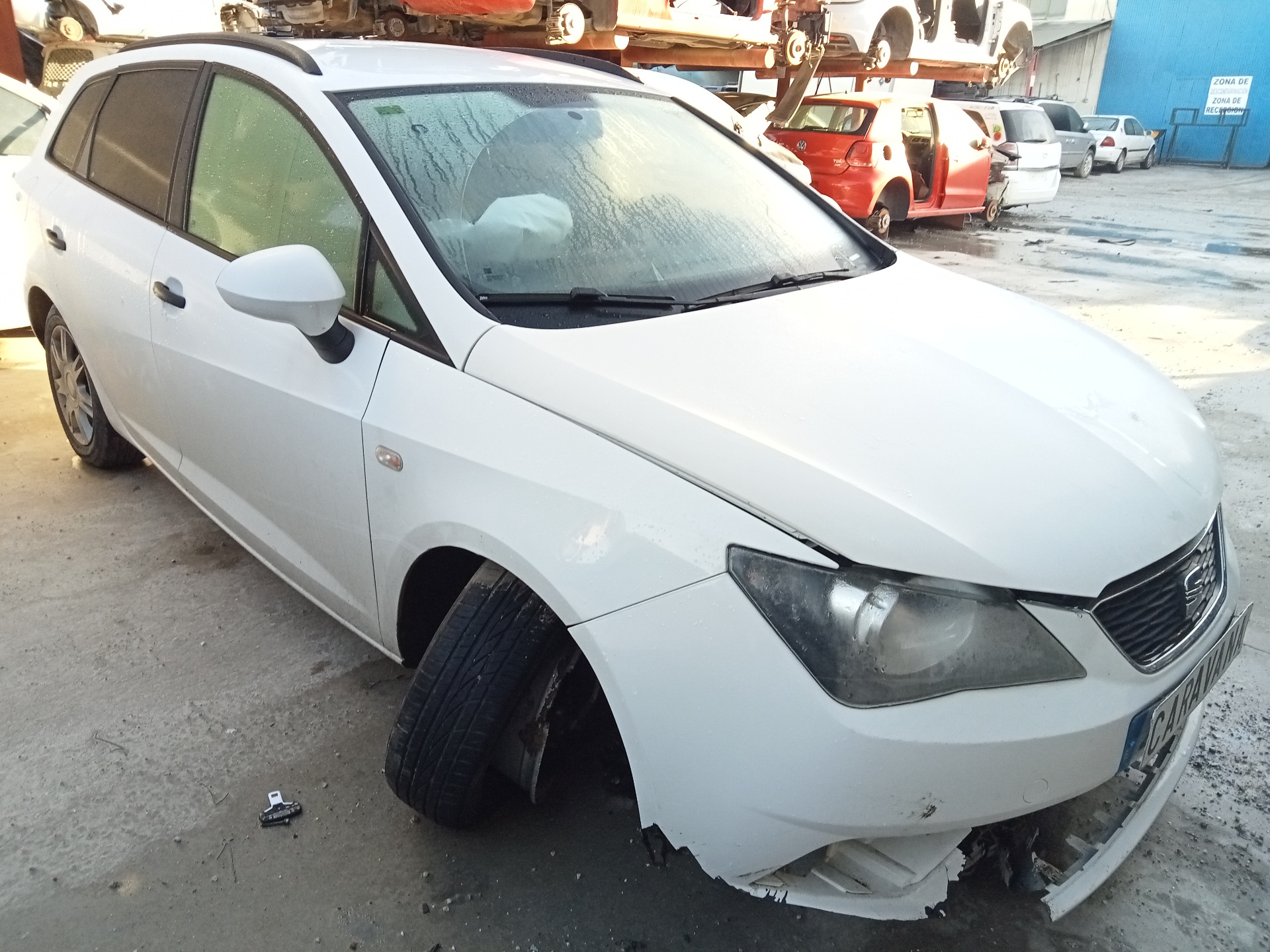 SEAT Ibiza 4 generation (2008-2017) Замок задней левой двери 6J0839015E 24473443