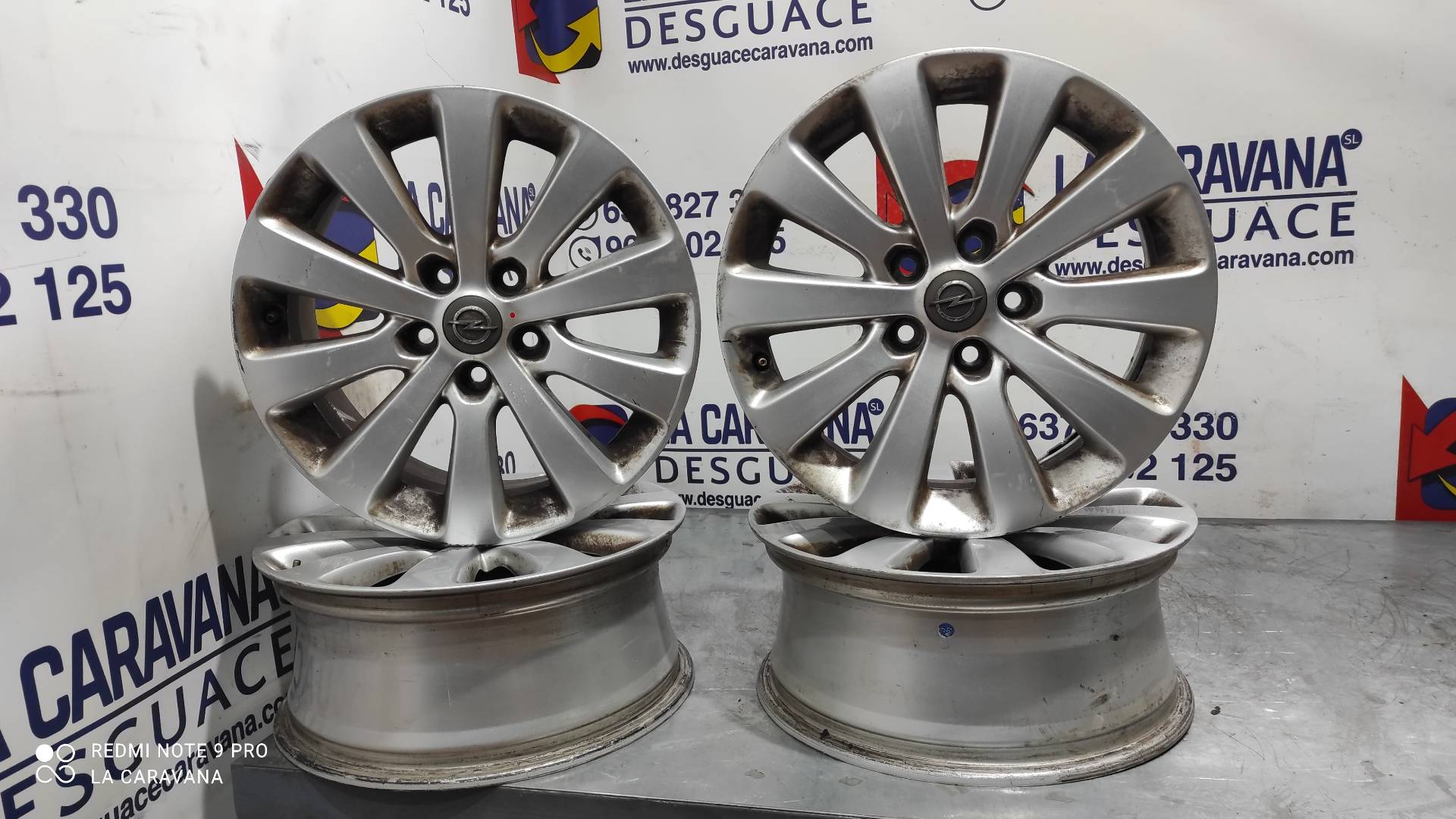 OPEL Astra J (2009-2020) Jeu de roues 17X7 25017477