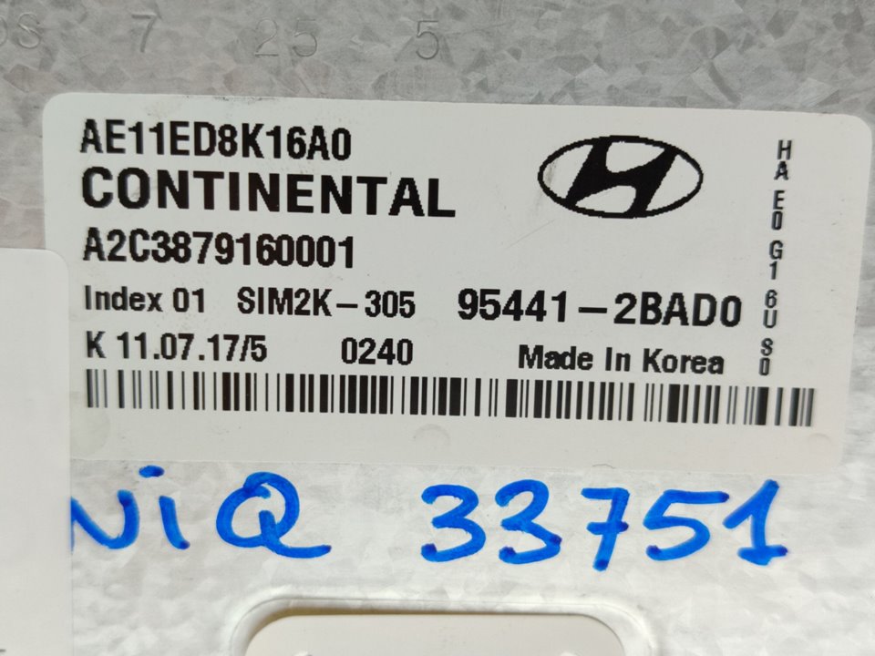 HYUNDAI Ioniq AE (2016-2023) Блок управления коробки передач 954412BAD0 25021063