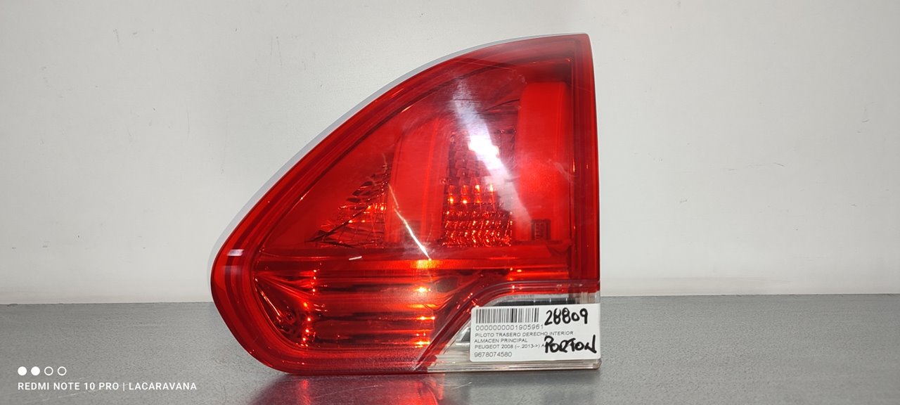 PEUGEOT 2008 1 generation (2013-2020) Rear Right Taillight Lamp 9678074580 25018006