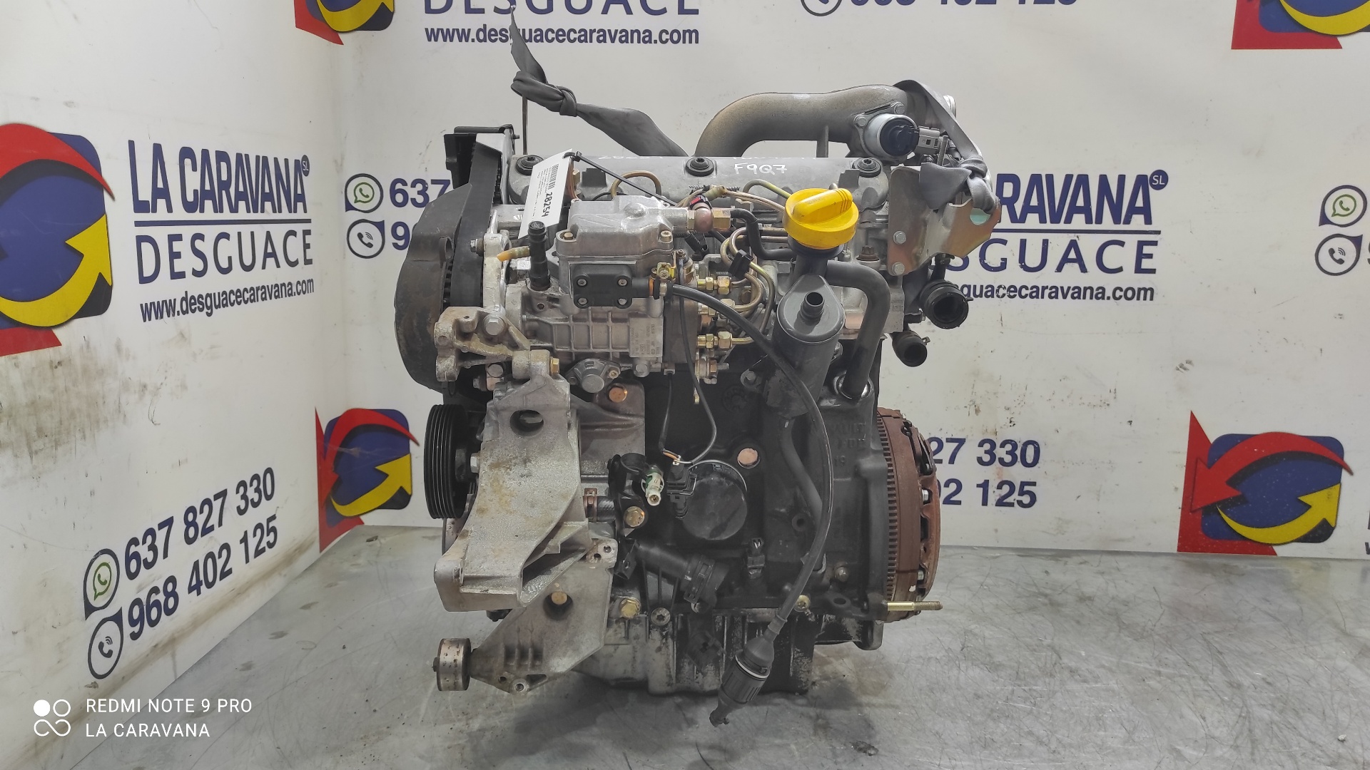 RENAULT Megane 2 generation (2002-2012) Engine F9Q7 25022018