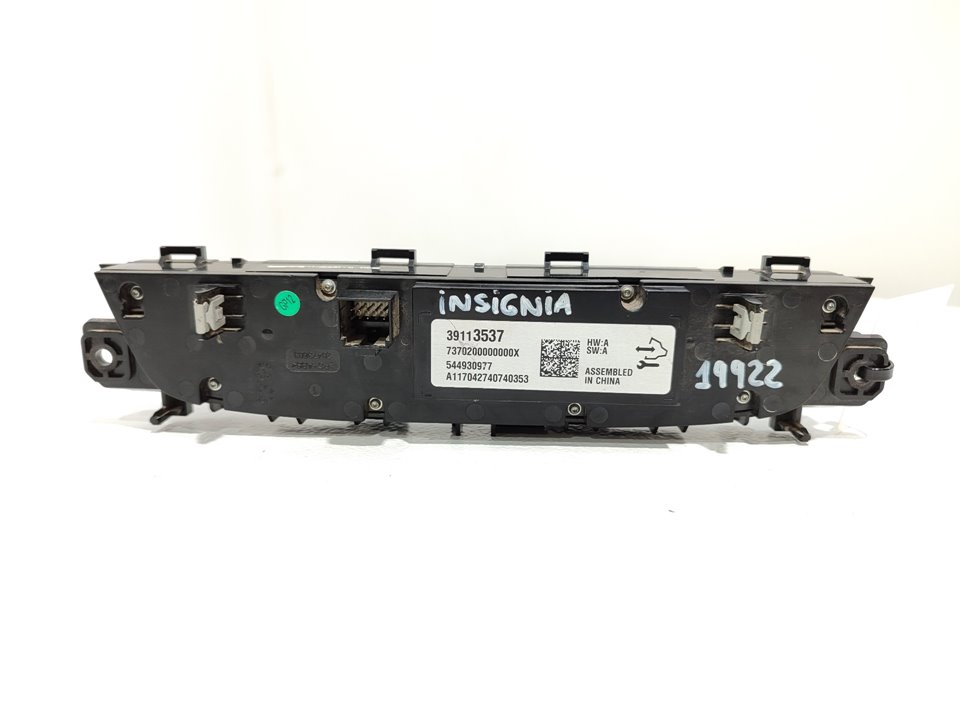 OPEL Insignia A (2008-2016) Climate  Control Unit 39113537 23996841