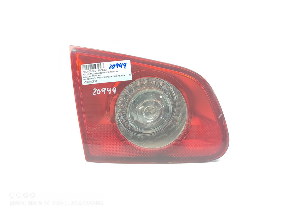 VOLKSWAGEN Passat B6 (2005-2010) Rear Left Taillight 3C9945093A 22936697